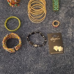 Costume bracelets and rings